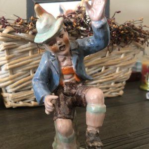 Vintage antique German dancing man figurine